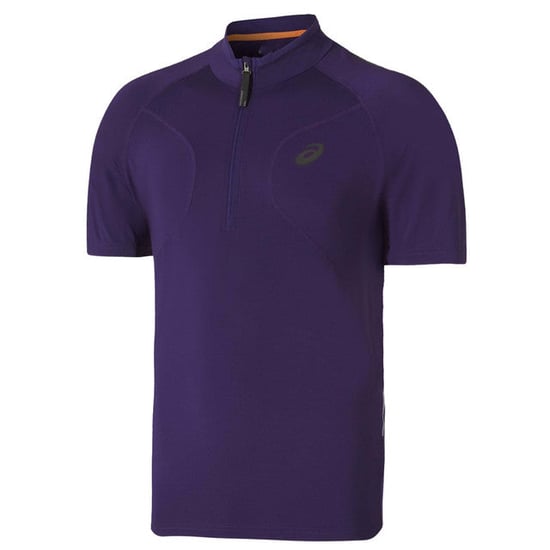 Asics Motion Dry Fujitrail Mens Purple Polo Shirt - Image 1