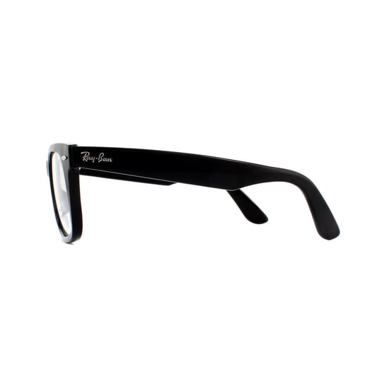 Montura de Gafas Ray-Ban Square Negra Unisex para Mujeres - Image 3