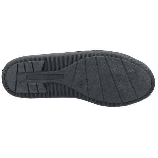 Hush Puppies Mens Arnold Slip On Leather Slipper (Black) - Image 4