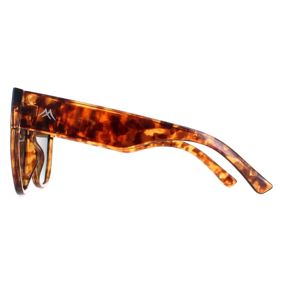 Montana Square Womens Shiny Havana G15 Green Polarized MP73C