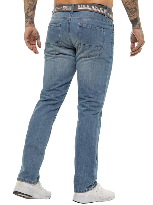Enzo | Vaqueros de diseño para hombre -Azul claro - Image 4