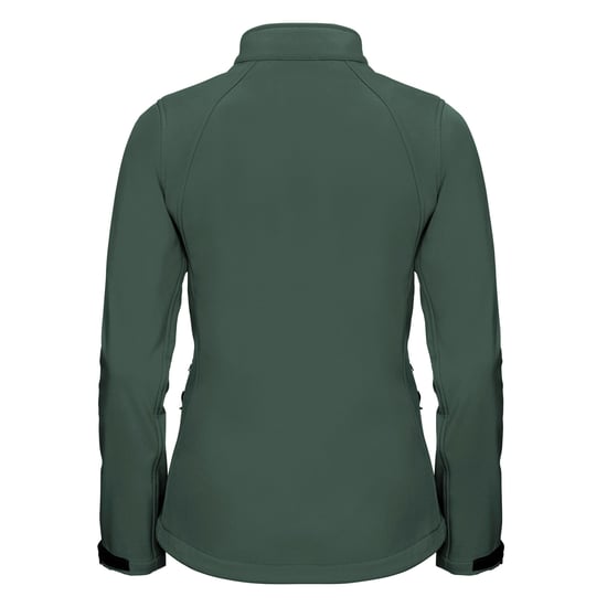 Russell Womens/Ladies Soft Shell Jacket (Bottle Green) - Image 2