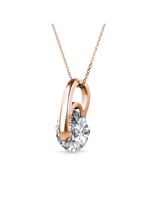 Colgantes con clase - Oro rosa y cristal - Image 3