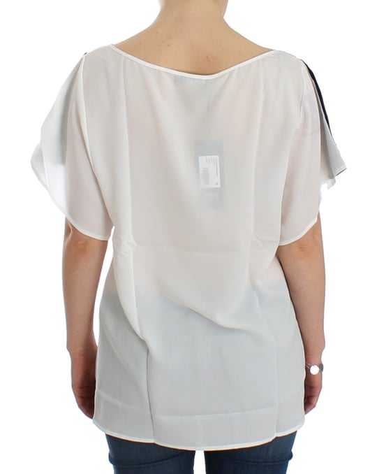 Blusa de estampado blanco de Costume National - Image 5