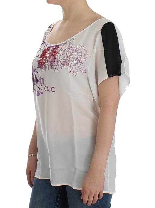 Blusa de estampado blanco de Costume National - Image 6