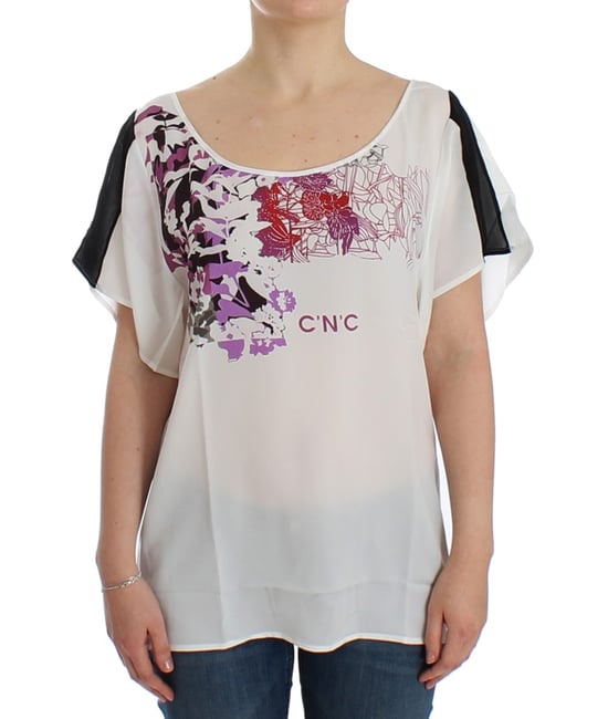 Blusa de estampado blanco de Costume National - Image 1