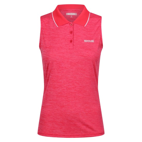 Regatta Womens/Ladies Tima II Sleeveless Polo Shirt (Pink Potion/Flamingo Pink)