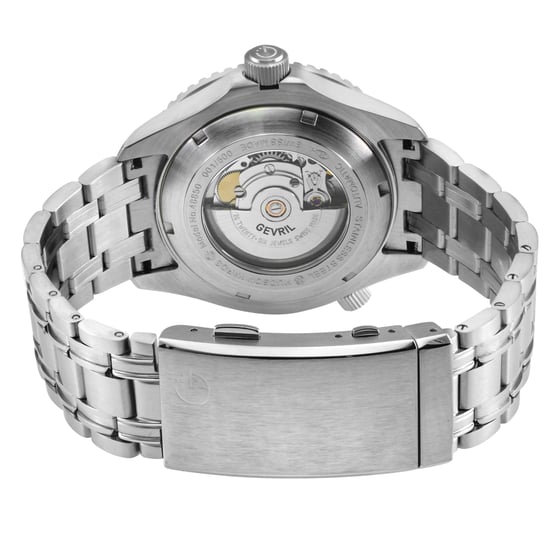 Reloj automático suizo Gevril para hombres Hudson Yards en gris oscuro - Image 2