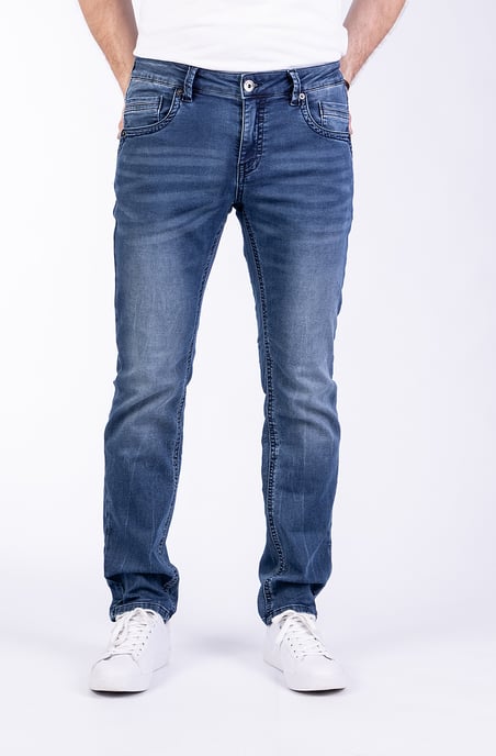 Freddy Mens Trousers blue denim Slim Fit