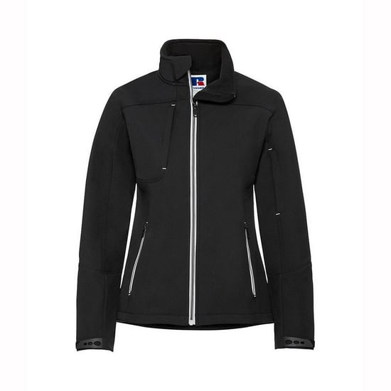 Russell Womens/Ladies Bionic Soft Shell Jacket (Black) - Image 1