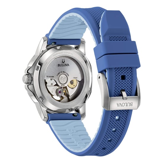 Bulova Marine Star Women's Blue Watch 96L324 - Image 3