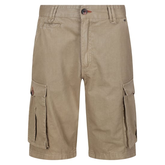 Regatta Mens Shorebay Vintage Cargo Shorts (Gold Sand) - Image 1