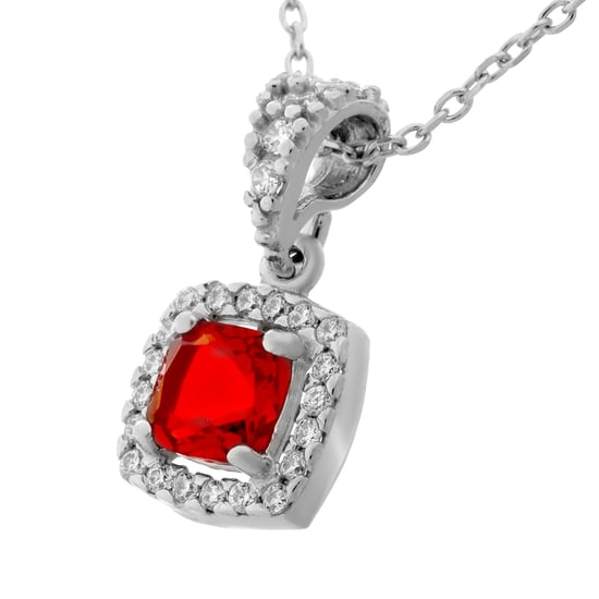 Orphelia 'Faustine' Women's 925 Sterling Silver Chain with Pendant - Silver ZH-7199/RE - Image 1