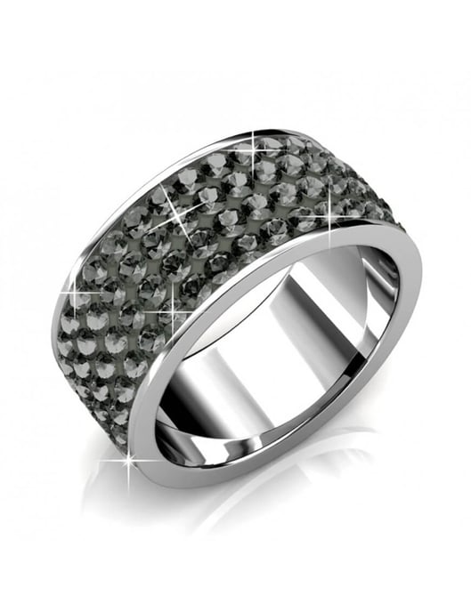 Anillo Roller - Plata y Gris Antracita - Image 1