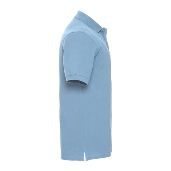 Russell Mens Classic Cotton Polo Shirt (Sky) - Image 3