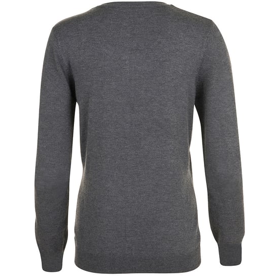 SOLS Womens/Ladies Griffith V Neck Long Sleeve Cardigan (Charcoal Marl)