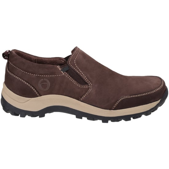 Cotswold Mens Sheepscombe Leather Slip On Casual Loafer Shoes