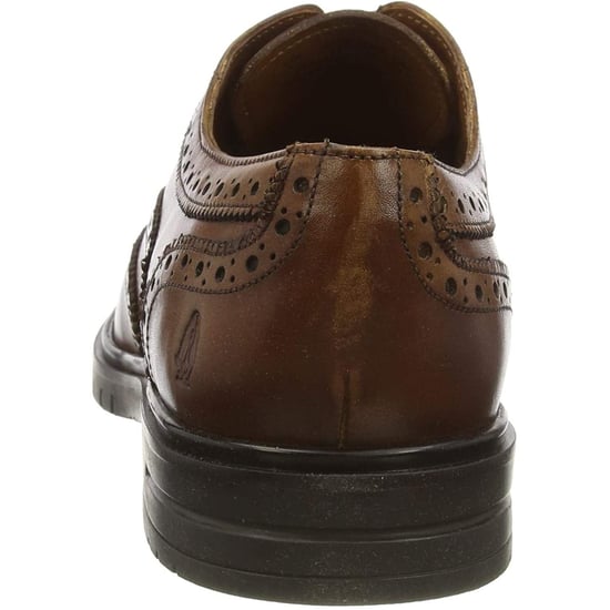 Hush Puppies Mens Santiago Leather Brogues (Tan)