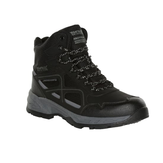 Regatta Mens Vendeavour Walking Boots (Black/Granite)