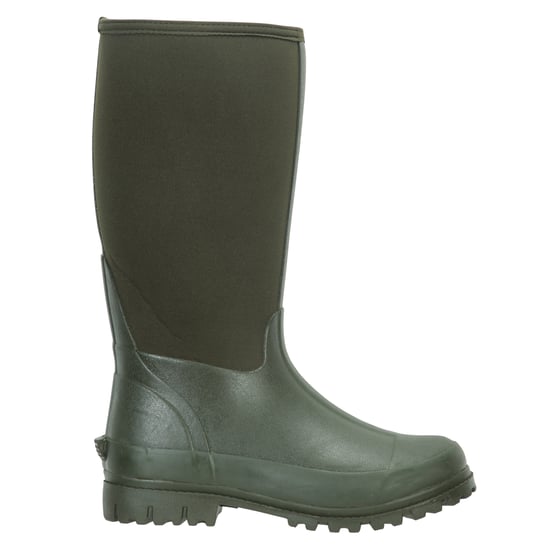 Mountain Warehouse Womens/Ladies Mucker Neoprene Calf Boots (Green) - Image 1