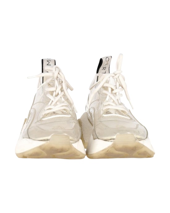 Stella McCartney Eclypse Clear Chunky Sneakers in White PVC - Image 2
