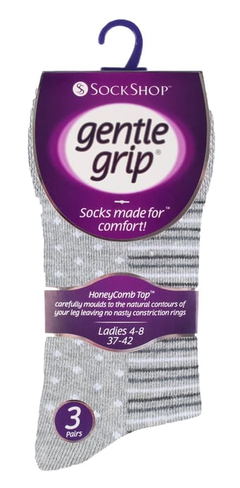 Gentle Grip - 6 Pares Calcetines No Elásticos Gentle Grip - GG99 - Image 2