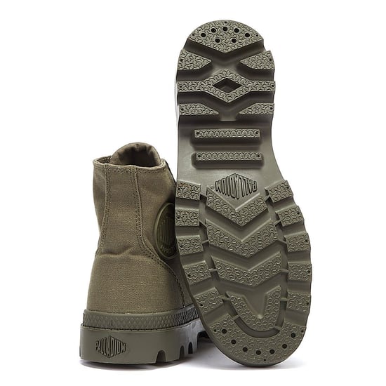 Palladium Pampa Hi Mono Chrome Green Boots - Image 4