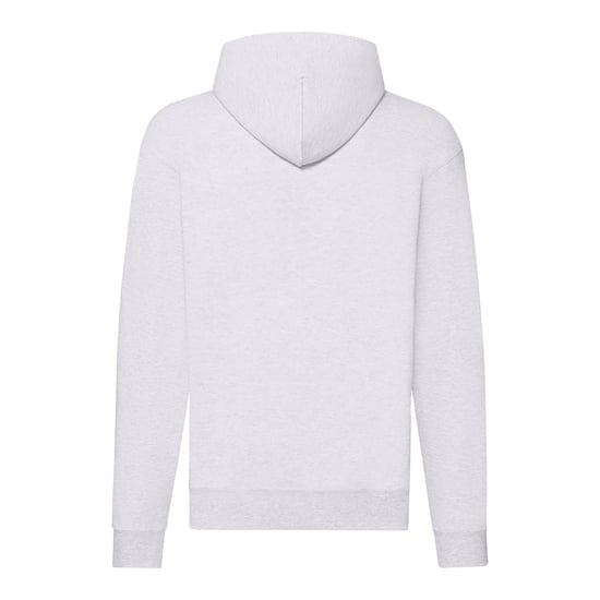 Fruit Of The Loom Mens Classic Heather Zipped Hoodie (White) - Image 2