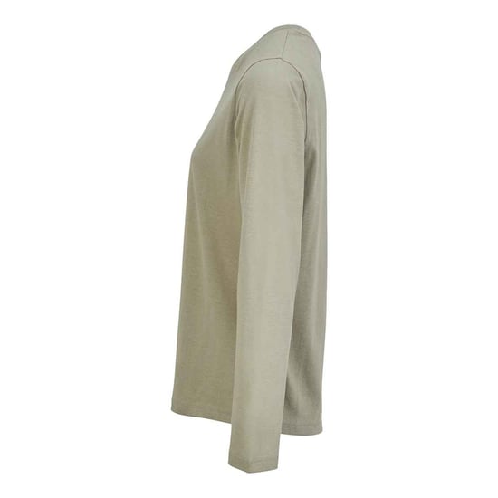 SOLS Womens/Ladies Monarch Long-Sleeved T-Shirt (Khaki) - Image 3