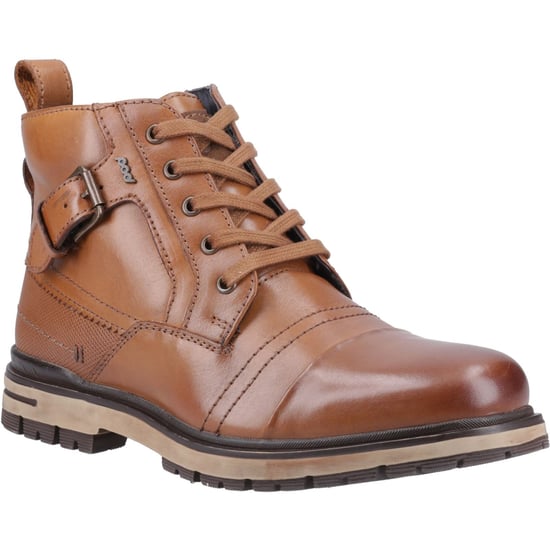 Pod Eros Leather Men's Brown Boots - Image 1