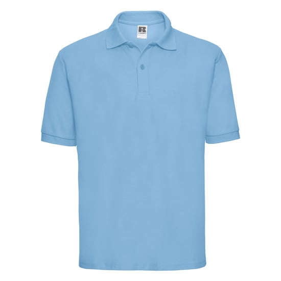 Russell Mens Classic Polycotton Polo Shirt (Sky) - Image 1