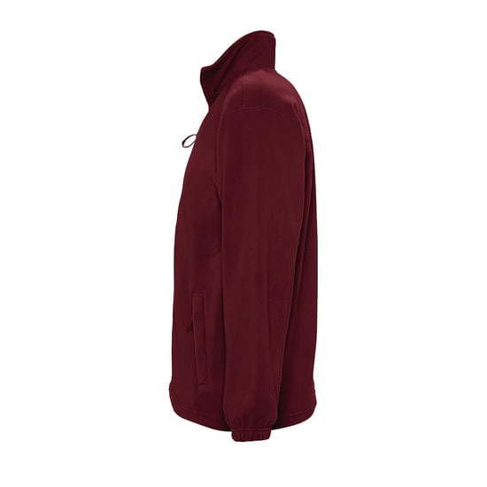 SOLS Mens North Full Zip Outdoor Fleece Jacket (Burgundy) - Image 3