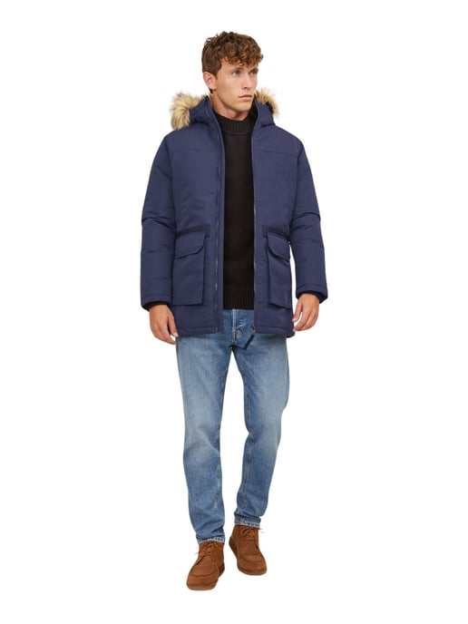 Jack & Jones Chaqueta Parka Ala Invierno Azul - Image 4
