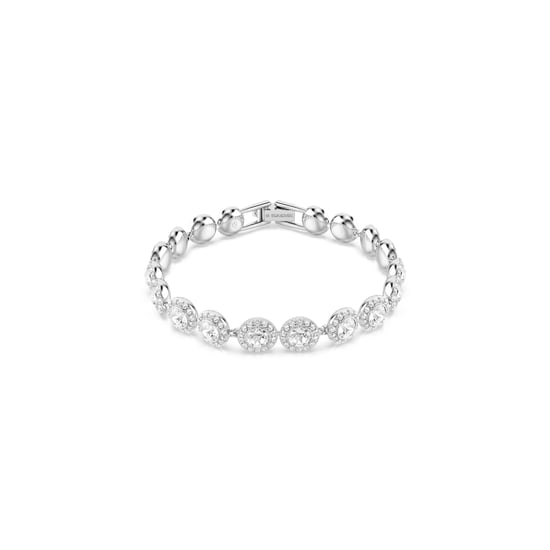 Swarovski 'Una' Women's Base Metal Bracelet - Silver 5682279 - Image 1