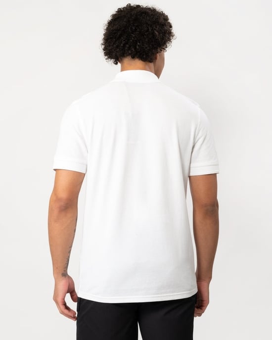 BOSS Orange Prime Camiseta Polo de Algodón Piqué para Hombre con Estampado de Logo NOS - Image 4