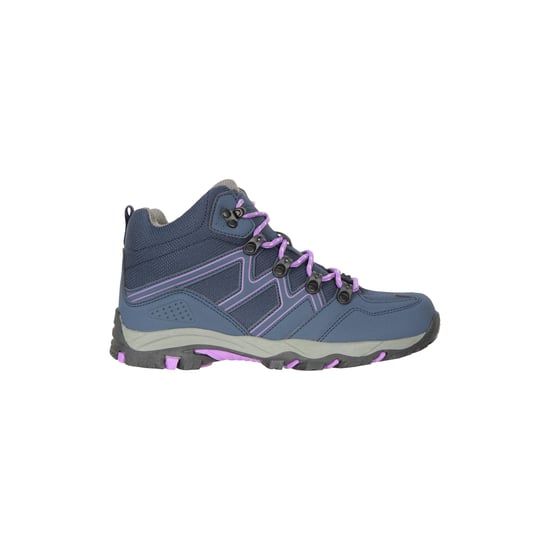 Mountain Warehouse Childrens/Kids Oscar Walking Boots (Dark Purple) - Image 1