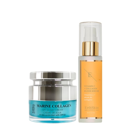 Maritime Kollagen SPF50 Crema de Día 50ml + VITAMIEN C + Kollagen Elixir Serump 60ml - Image 1