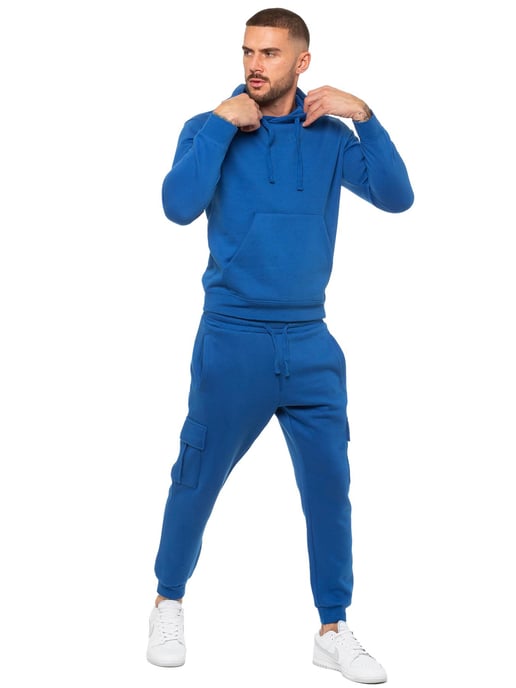 Enzo | Chándal con capucha para hombre - Azul - Image 5