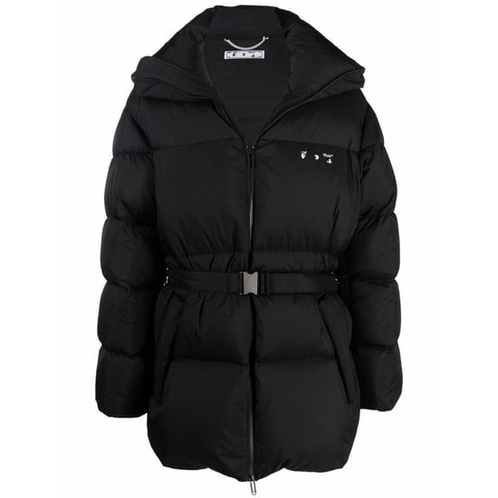 Off-White Tuc Detail Puffer Black Down Jacket