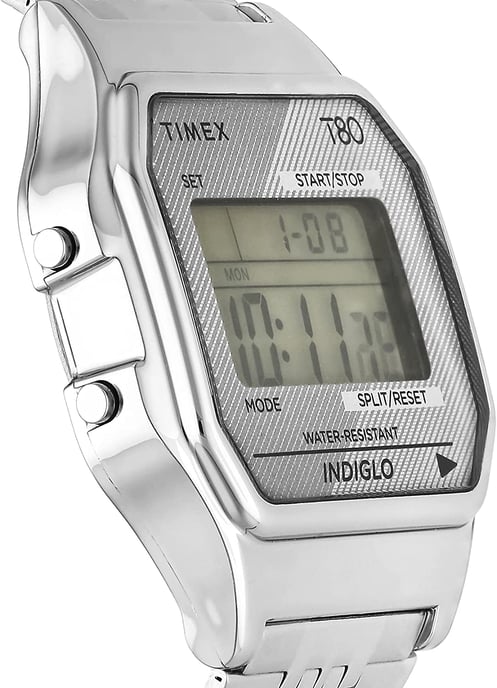 Timex T80 Unisex's Silver Watch TW2R79300 - Image 4
