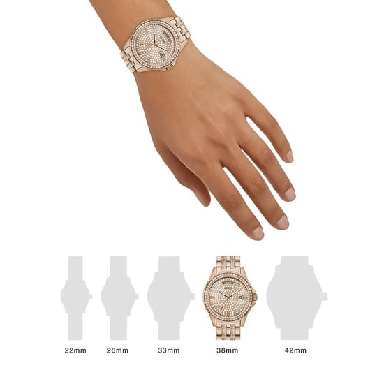 Guess Lady Comet Women's Rose Gold Watch GW0254L3
