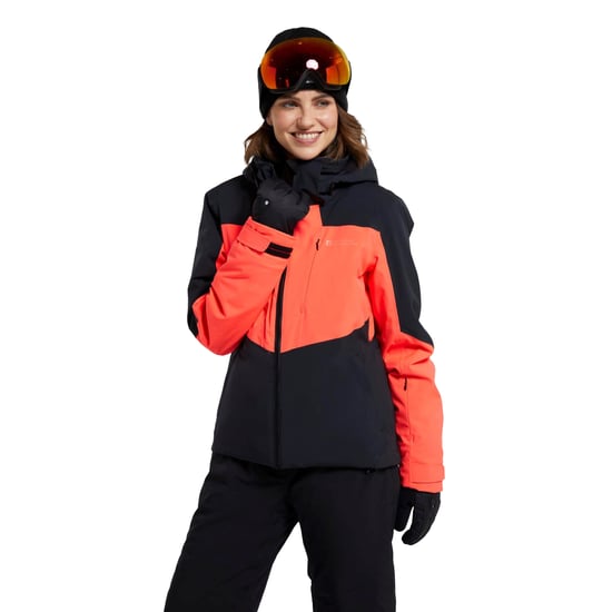 Mountain Warehouse Womens/Ladies Altitude Extreme RECCO Ski Jacket (Navy Blue/Red Orange)