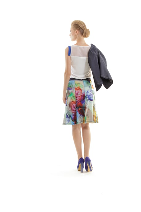 Falda con estampado floral - Image 3