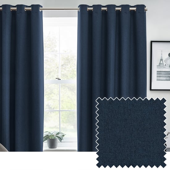 Cortinas Ojal Opacas Dawn Black - Image 1