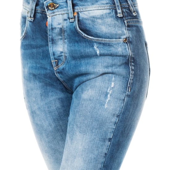 Pantalon Tejano Largo corte del bajo recto 10DBF0667 mujer - Image 2