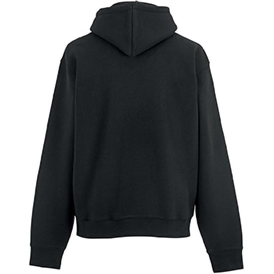 Russell Mens Authentic Hooded Sweatshirt / Hoodie (Black) - Image 2