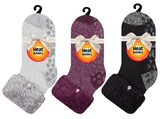 Calcetines de Cama con Agarres | Calentadores | Multipack de 3 Pares | Calcetines antideslizantes con forro polar para mujer | Regalos de invierno para ella - Pack 7 - Image 2