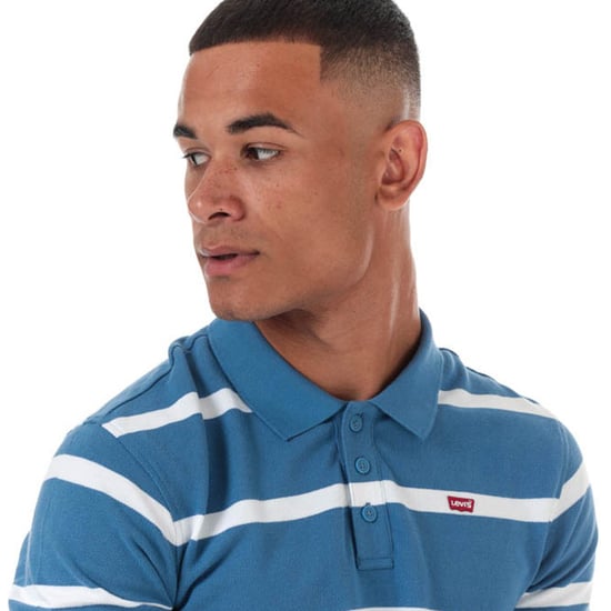Men's Levis Good Polo Shirt in Blue - Image 6