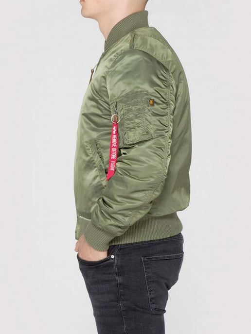 Alpha Industries MA1 VF 59 Bomber Jacket Green - Image 3