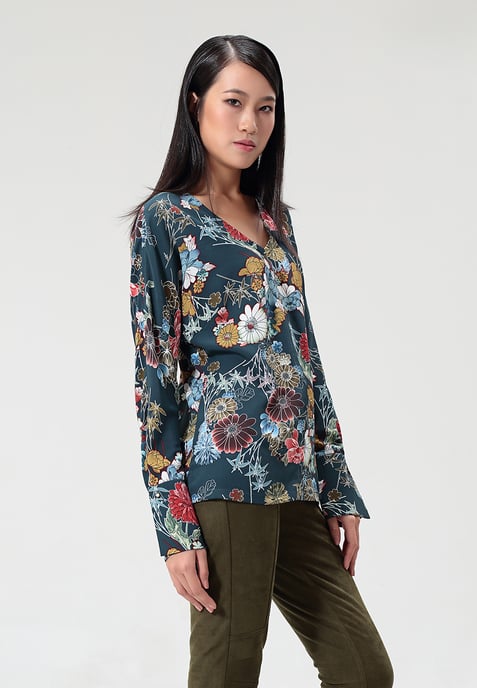 Floral print blouse - Image 3